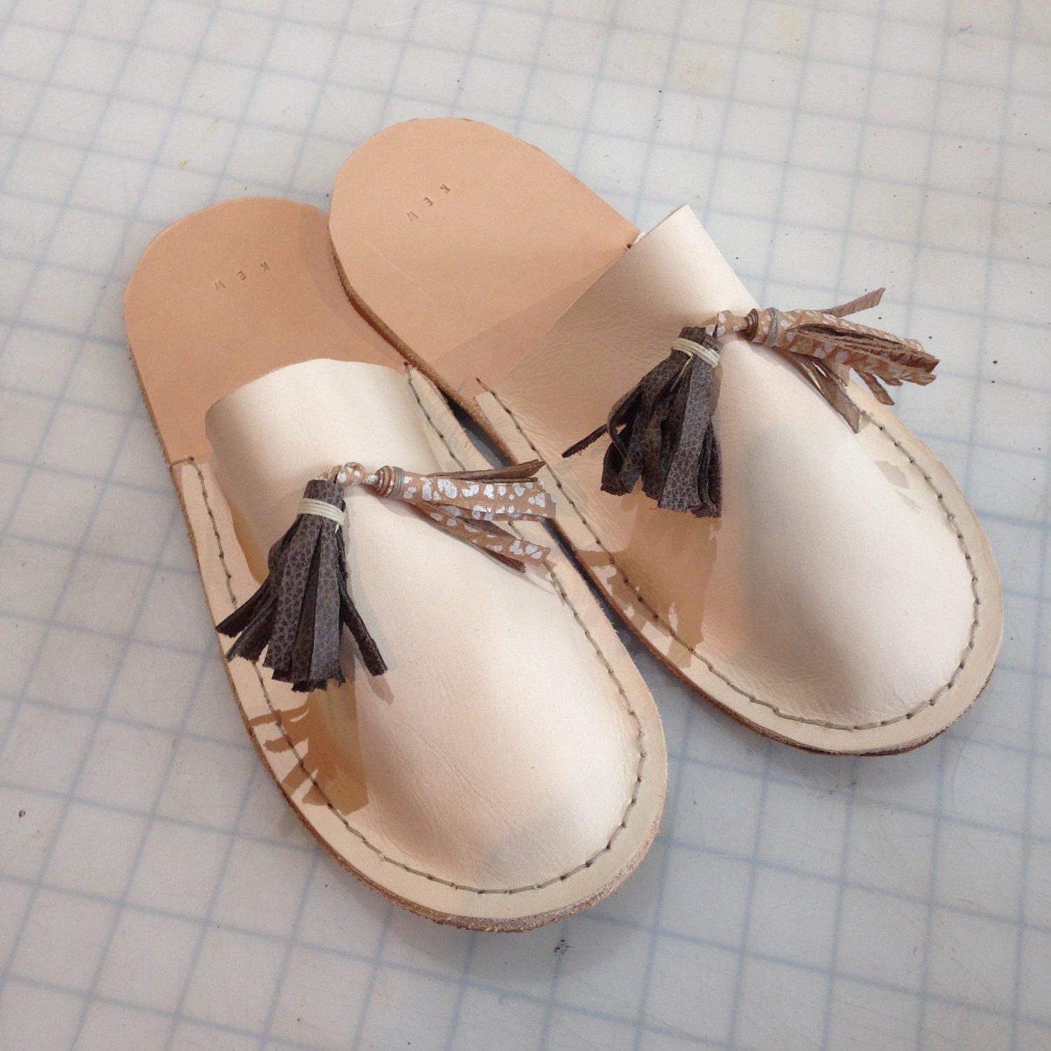 Leather Slippers, image 1