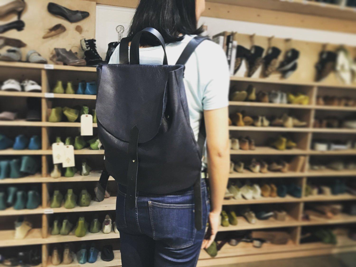 Leather Backpack, image 1
