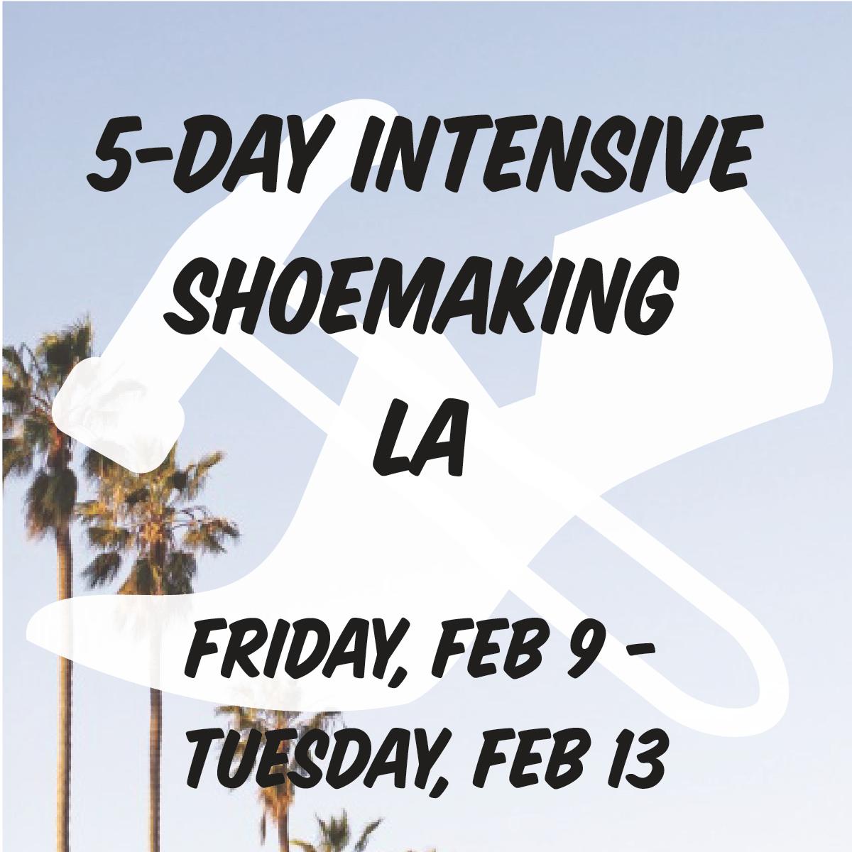 5-day intensive shoemaking in LA!, image 1